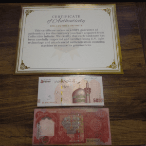 120 x 25,000 Iraqi Dinar & 100 x 500,000 Iranian Rial Banknotes – Bulk Collectors Bundle